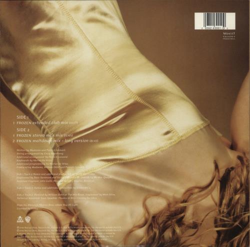 Madonna Frozen 12" vinyl single (12 inch record / Maxi-single) UK MAD12FR106625