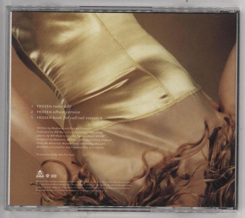 Madonna Frozen CD single (CD5 / 5") US MADC5FR108142