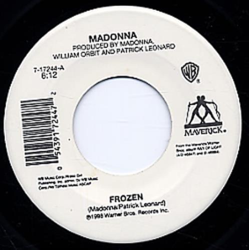 Madonna Frozen 7" vinyl single (7 inch record / 45) US MAD07FR115310