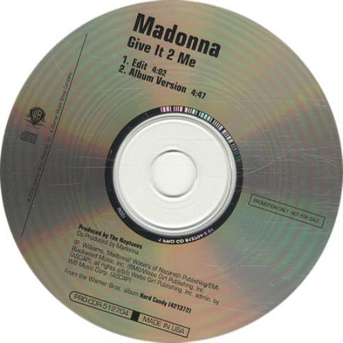 Madonna Give It 2 Me CD single (CD5 / 5") US MADC5GI440516