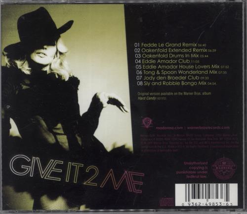 Madonna Give It 2 Me CD single (CD5 / 5") US MADC5GI891791