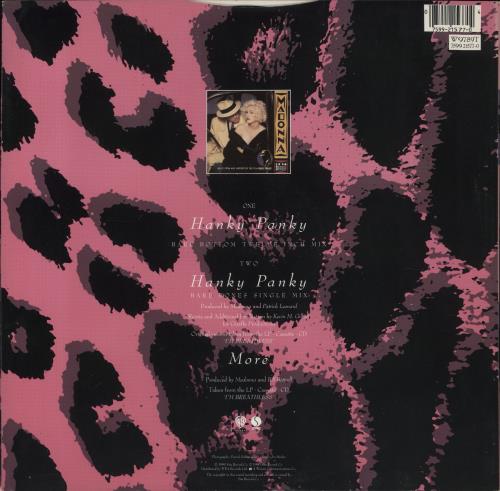 Madonna Hanky Panky 12" vinyl single (12 inch record / Maxi-single) UK MAD12HA23426