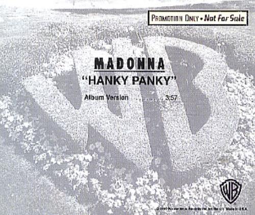 Madonna Hanky Panky CD single (CD5 / 5") US MADC5HA03711