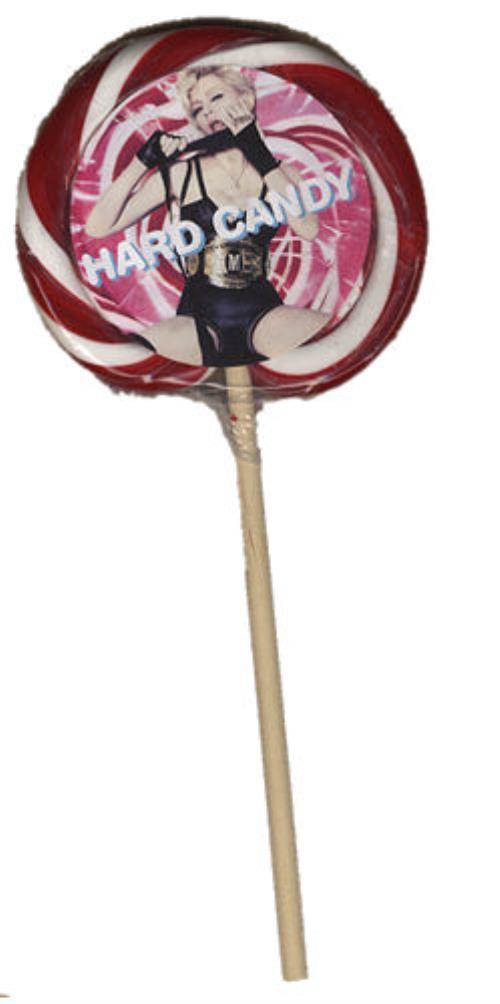 Madonna Hard Candy - red & white swirl memorabilia UK MADMMHA435507