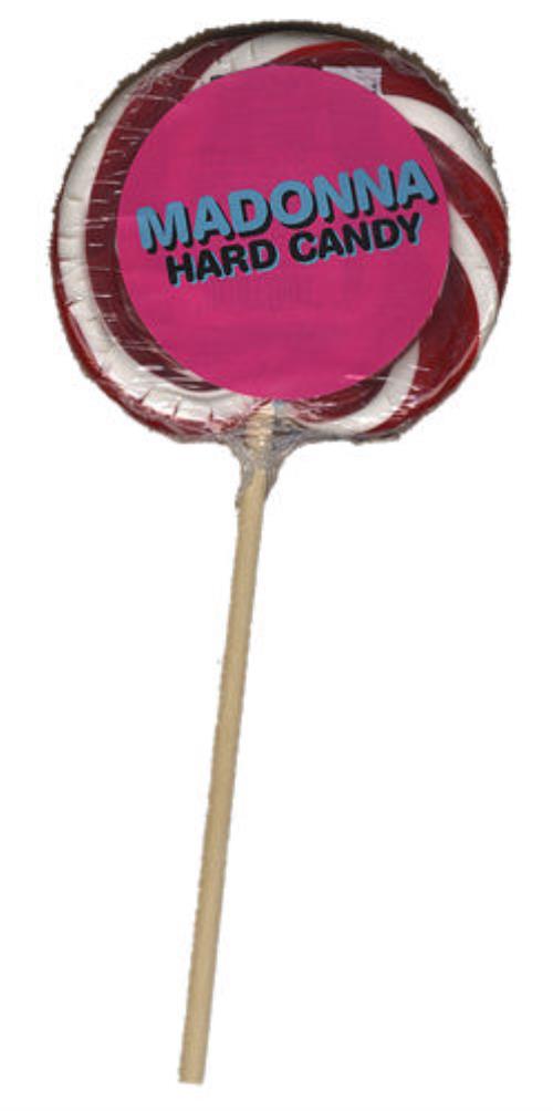 Madonna Hard Candy - red & white swirl memorabilia UK MADMMHA435507