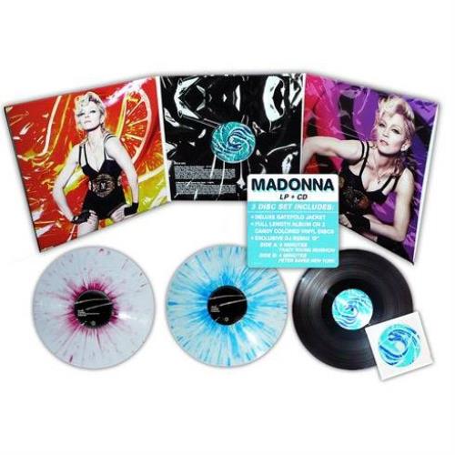 Madonna Hard Candy Sealed US 3LP vinyl record set (Triple LP Album