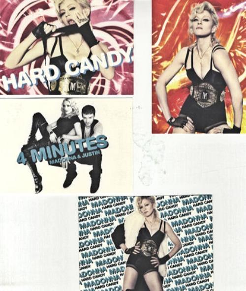 Madonna Hard Candy Postcard Set memorabilia UK MADMMHA434520