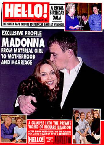 Madonna Hello! magazine UK MADMAHE278434