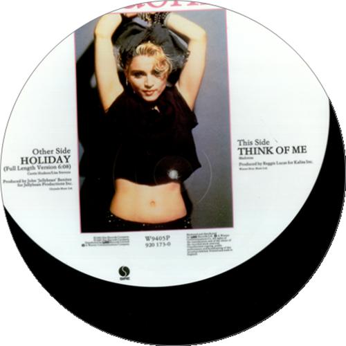 Madonna Holiday - Misaligned Picture Disc 12" vinyl picture disc (12 inch picture record) UK MAD2PHO424551