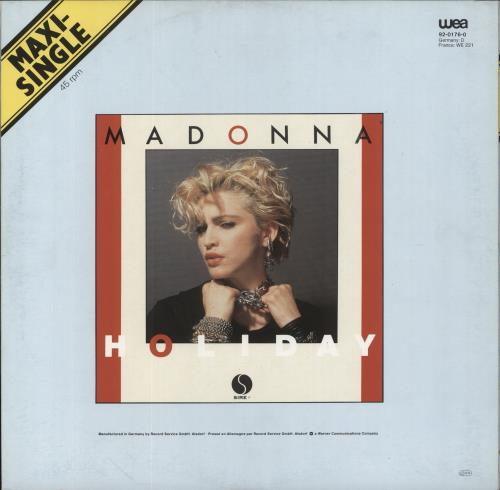 Madonna Holiday 12" vinyl single (12 inch record / Maxi-single) German MAD12HO163066
