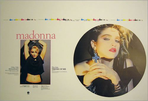 Madonna Holiday artwork UK MADARHO399143