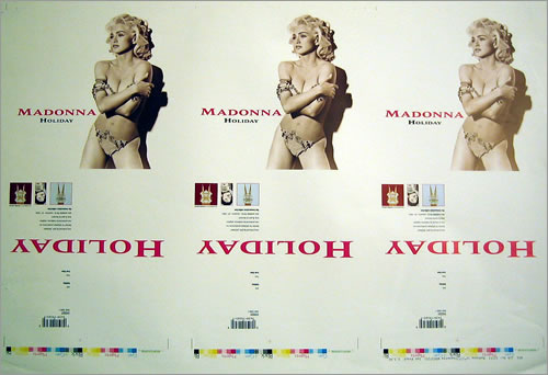 Madonna Holiday artwork UK MADARHO399156