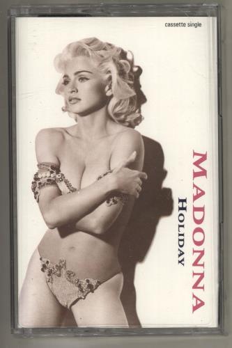 Madonna Holiday cassette single UK MADCSHO41778