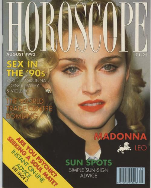 Madonna Horoscope magazine UK MADMAHO344358