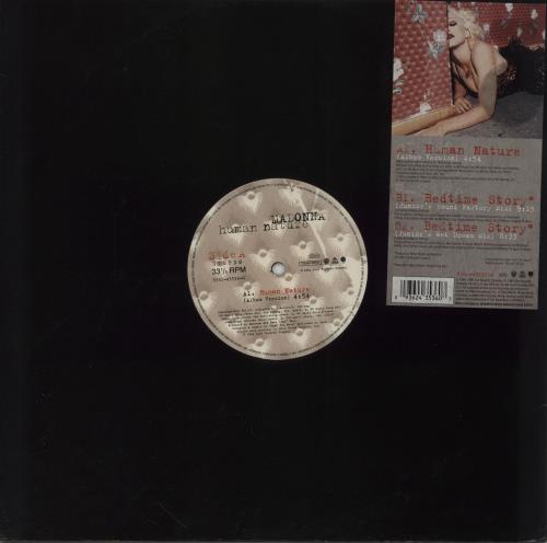 Madonna Human Nature 12" vinyl single (12 inch record / Maxi-single) German MAD12HU45053