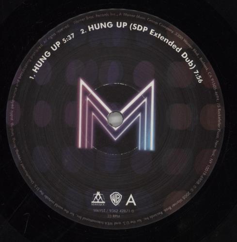 Madonna Hung Up - EX 12" vinyl single (12 inch record / Maxi-single) UK MAD12HU679571