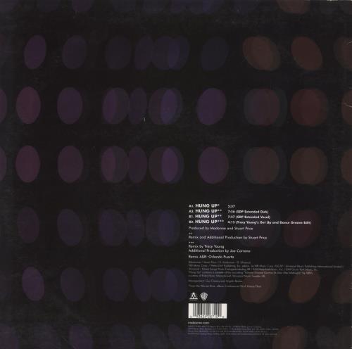 Madonna Hung Up - EX 12" vinyl single (12 inch record / Maxi-single) UK MAD12HU679571