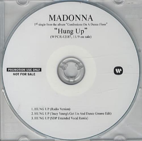 Madonna Hung Up CD-R acetate Japanese MADCRHU347349