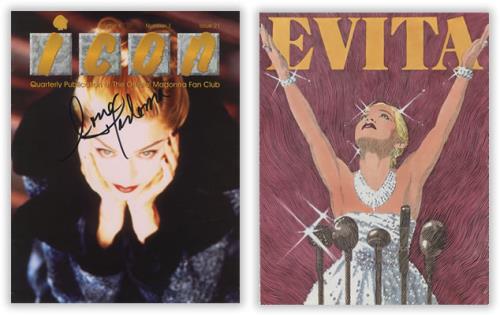 Madonna Icon - Autographed Volume 6 magazine US MADMAIC401858