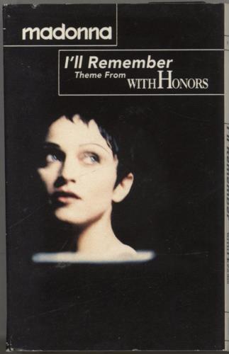 Madonna I'll Remember cassette single US MADCSIL861302
