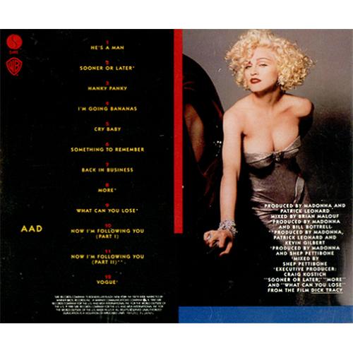 Madonna I'm Breathless CD album (CDLP) Japanese MADCDIM419215