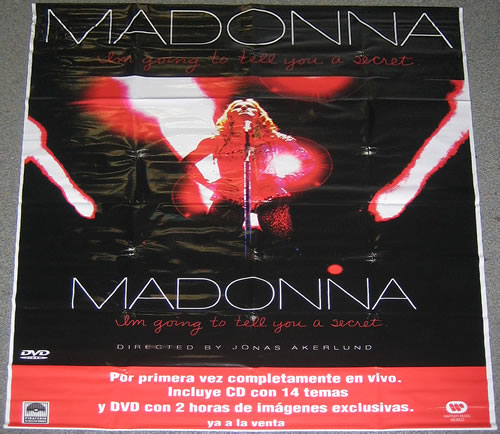 Madonna I'm Going To Tell You A Secret display Mexican MADDIIM368580