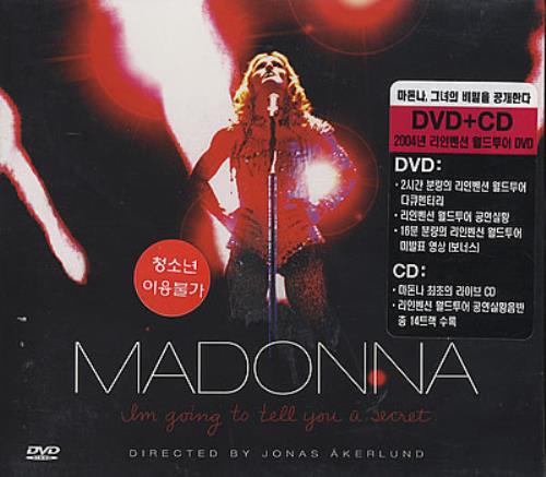 Madonna I'm Going To Tell You A Secret 2-disc CD/DVD set Korean MAD2DIM371739