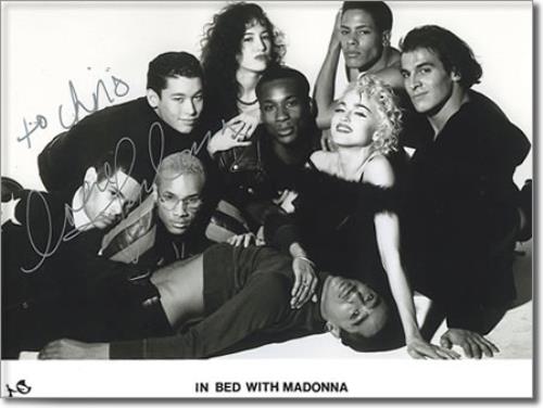 Madonna In Bed With Madonna - Autographed And Dedicated photograph UK MADPHIN401853