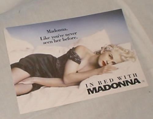 Madonna In Bed With Madonna handbill UK MADHBIN170355