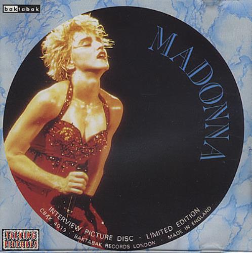 Madonna Interview Picture CD CD album (CDLP) UK MADCDIN34113