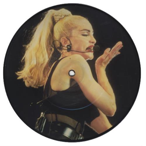 Madonna Interview 7" vinyl picture disc (7 inch picture disc single) UK MAD7PIN41718
