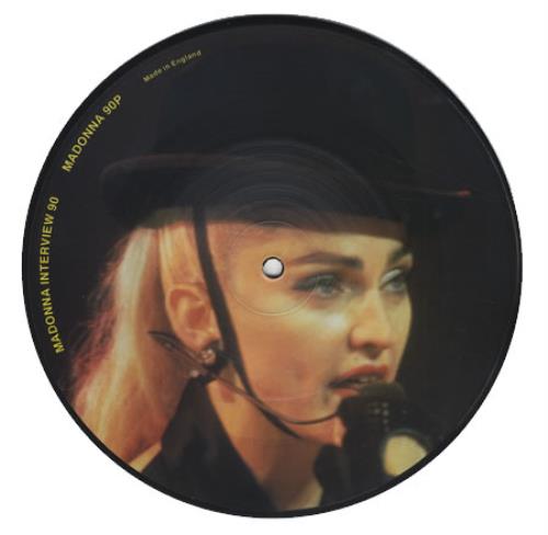 Madonna Interview 7" vinyl picture disc (7 inch picture disc single) UK MAD7PIN41718