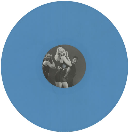 Madonna Interviews - Blue vinyl vinyl LP album (LP record) UK MADLPIN584665