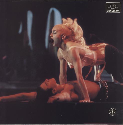 Madonna Interviews - Blue vinyl vinyl LP album (LP record) UK MADLPIN584665