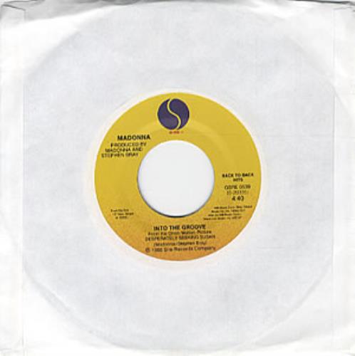 Madonna Into The Groove / Dress You Up 7" vinyl single (7 inch record / 45) US MAD07IN41741