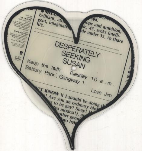 Madonna Into The Groove - Doubled Stickered PVC sleeve shaped picture disc (picture disc vinyl record) UK MADSHIN317474