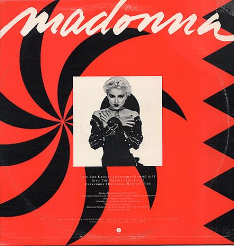 Madonna Into The Groove - EX 12" vinyl single (12 inch record / Maxi-single) US MAD12IN345007