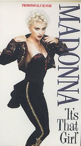 Madonna It's That Girl video (VHS or PAL or NTSC) UK MADVIIT269883