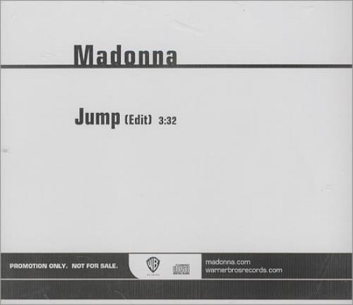 Madonna Jump CD single (CD5 / 5") US MADC5JU380362