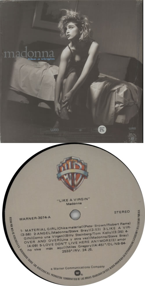 Madonna Like A Virgin vinyl LP album (LP record) Venezuelan MADLPLI111818