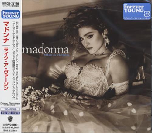 Madonna Like A Virgin CD album (CDLP) Japanese MADCDLI338319