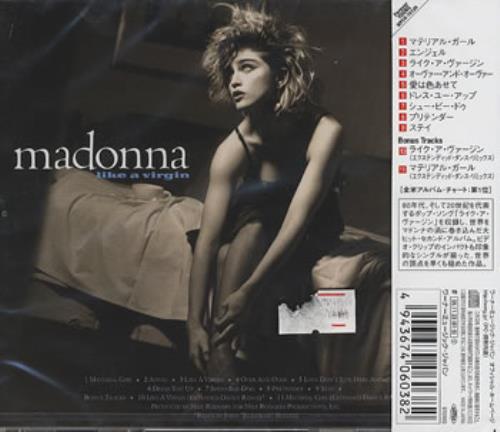 Madonna Like A Virgin CD album (CDLP) Japanese MADCDLI338319