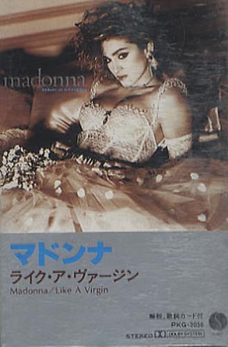 Madonna Like A Virgin cassette album Japanese MADCLLI355961