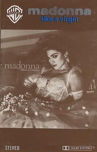 Madonna Like A Virgin cassette album Greek MADCLLI375262