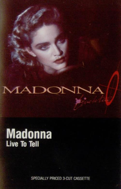 Madonna Live To Tell cassette single Canadian MADCMLI73816