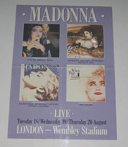 Madonna Live poster UK MADPOLI356423