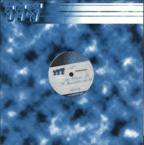 Madonna Love Profusion - 1 Sided 12" vinyl single (12 inch record / Maxi-single) UK MAD12LO285850