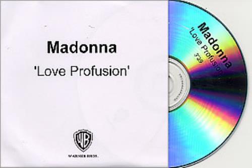 Madonna Love Profusion CD-R acetate UK MADCRLO264205