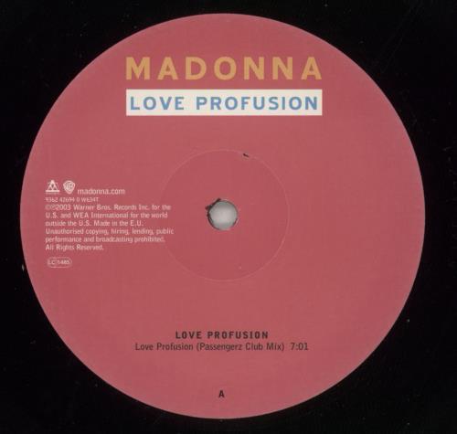 Madonna Love Profusion 12" vinyl single (12 inch record / Maxi-single) UK MAD12LO266359