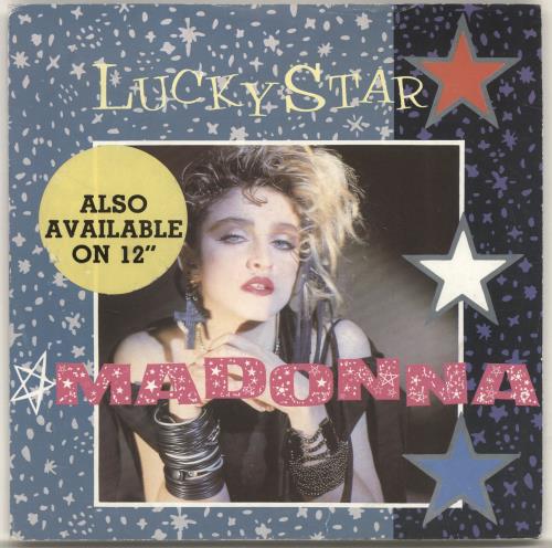 Madonna Lucky Star - Stickered Sleeve 7" vinyl single (7 inch record / 45) UK MAD07LU700666